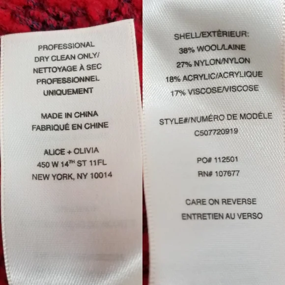 Alice + Olivia Otis Open Knit Sweater S Nwot - Picture 10 of 14